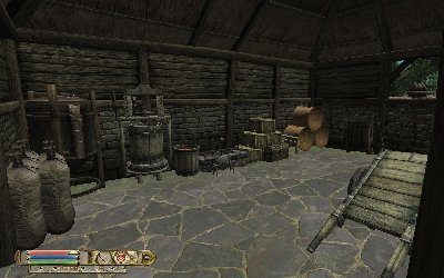 Blick in den Schuppen