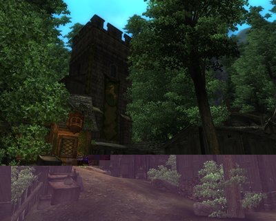 Der Bücherladen gleich danben der Wachturm.Im Bücherladen wird man vorallem Bücher über die geschichte der Stadt und hintergrundwissen bekommen.