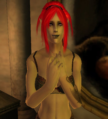 Da ist sie grade sehr glücklich das sie das Schicksal bezwungen zu haben =P