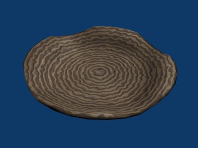 Einfacher Holztellüssel (Halb Teller halb Schüssel)