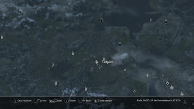 Position auf der Karte