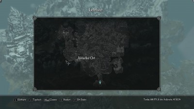 Position einer der verschlossenen Türen