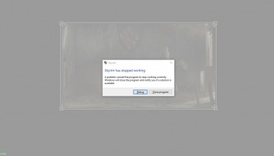 The first part of the crash