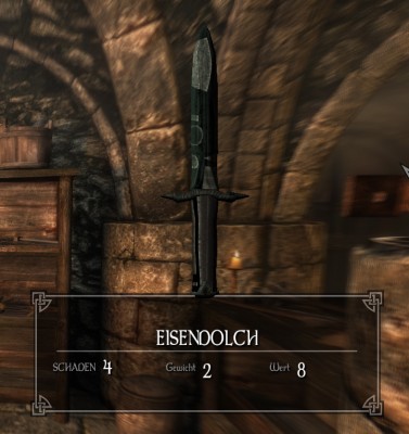 So sieht der Klumpendolch dann aus