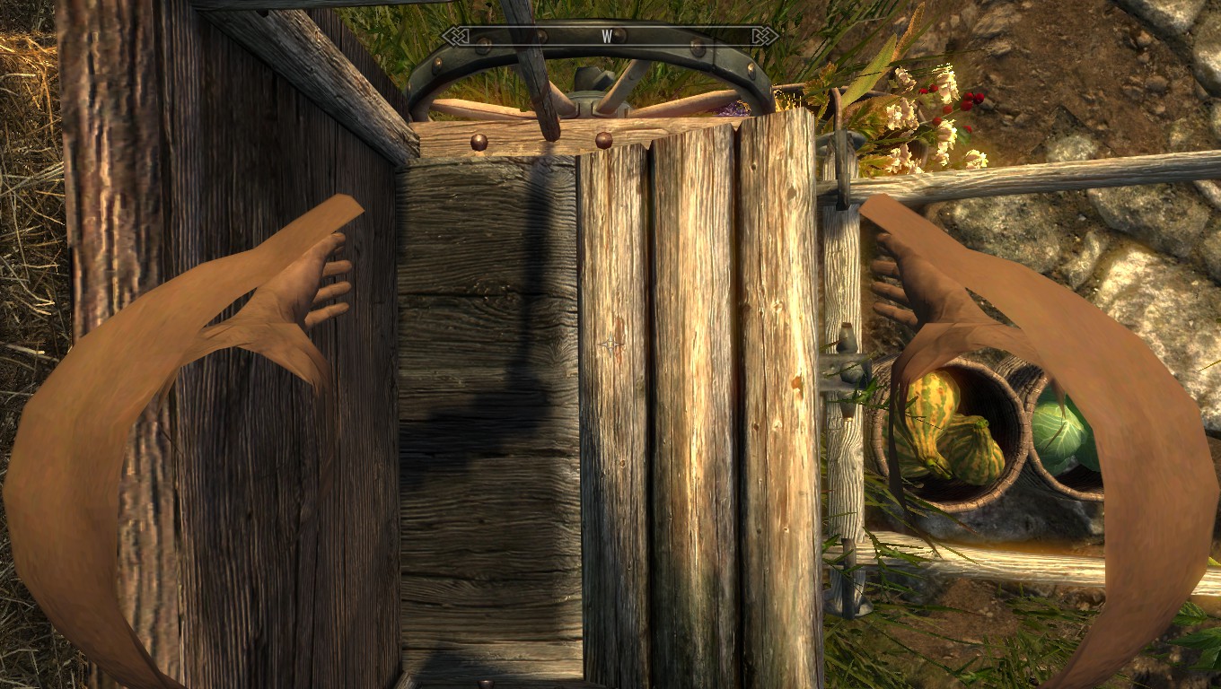 This is what I see when I look down by the way. I don't think that's normal