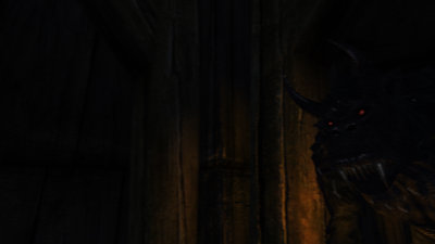 Der schwarze Troll in bester Pose